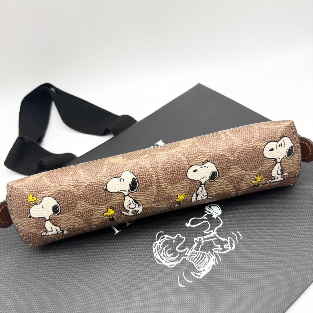 COACH X PEANUTS】ペンシル ケース！スヌーピー 紙袋付き！