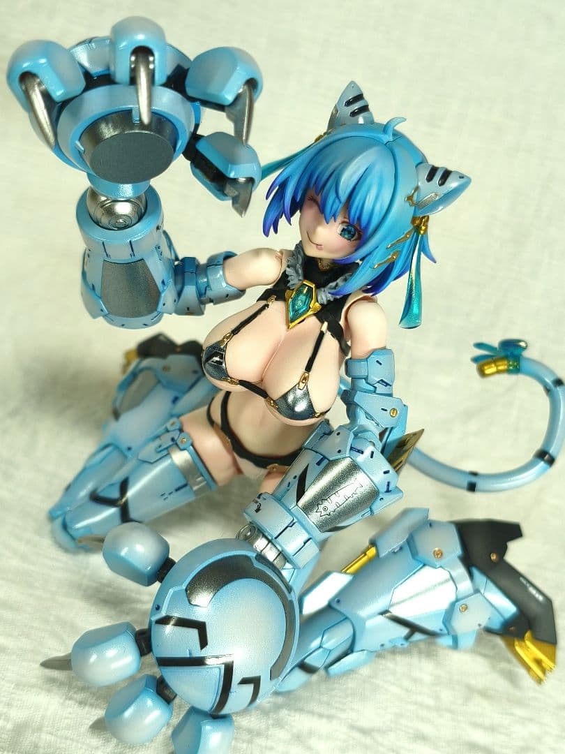 ト*ム様 PLAMAX　ソフィア・F・シャーリン　 虎アーマー　塗装完成品