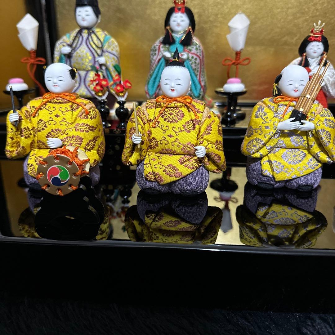 雛人形セット 原孝洲作 さくら雛 3段 高級 お人形 無形文化財