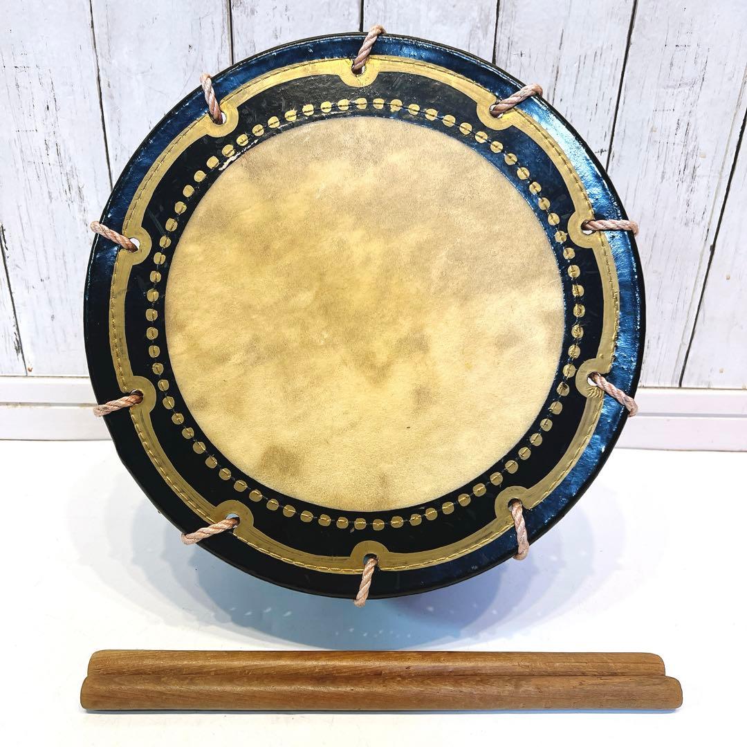 良品】締め太鼓 30cm×15cm 打楽器 和太鼓