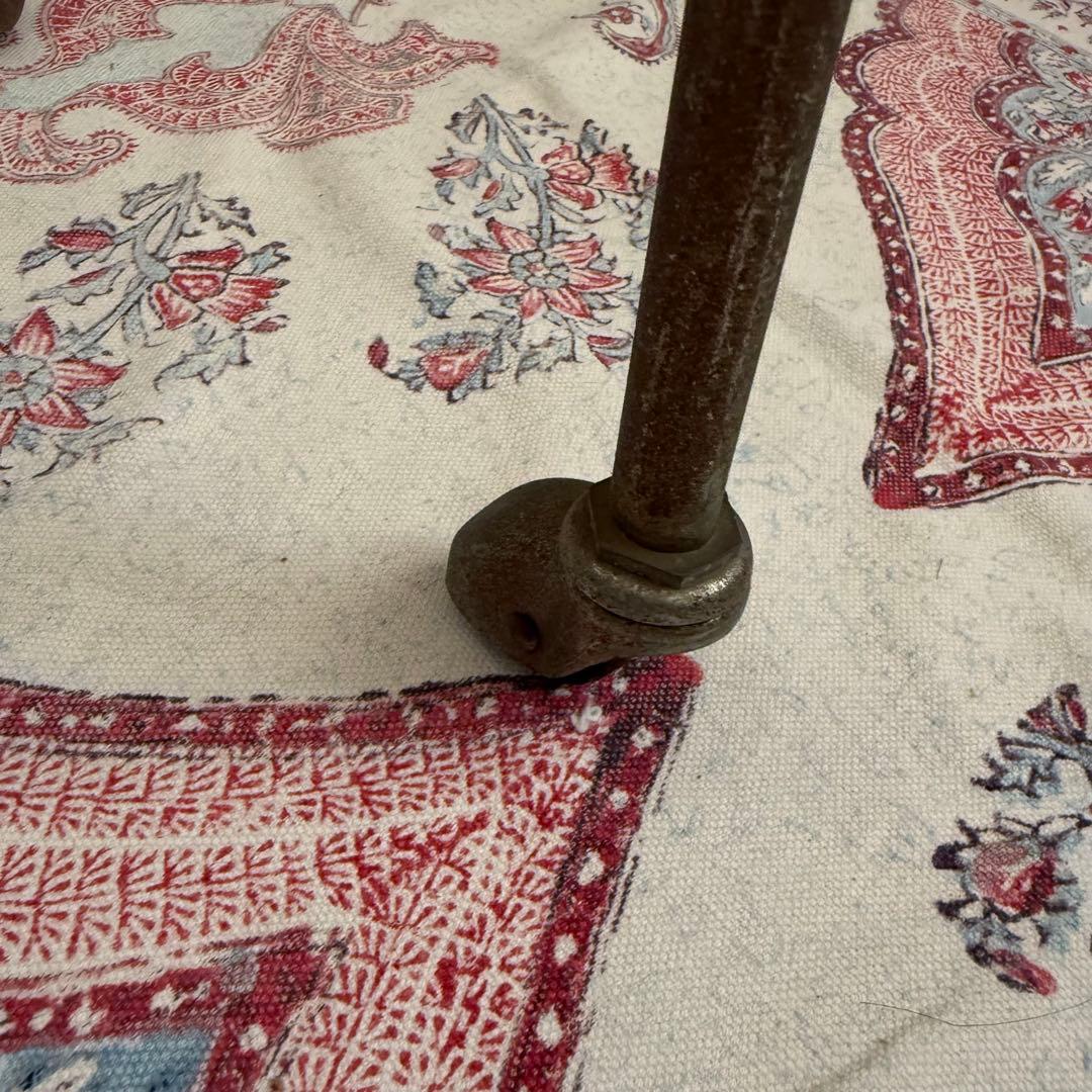 ビンテージ 昭和レトロ 鉄製 物干し インダストリアル 工業系 シャビー