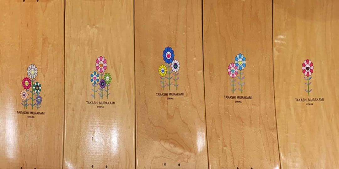 Flower Skateboard Deck 5枚 Set 村上隆