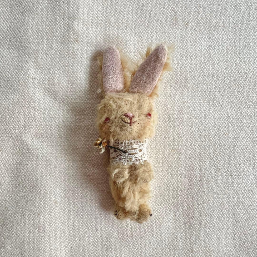 c*4様 Bears Junky様　作家様　ピーナッツベア　うさぎさん アーティストベア ピンクうさぎ テディベア アーティストベア ピンク