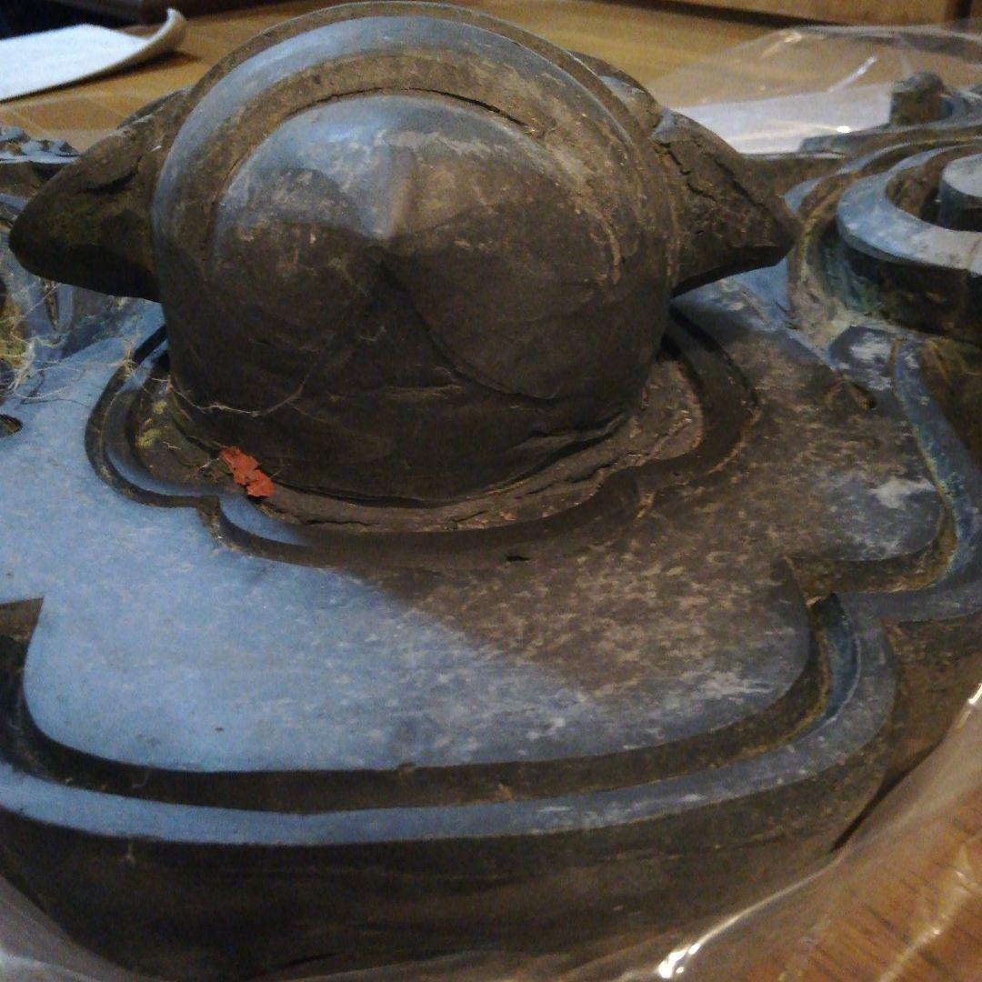 江戸時代大棟用大旧家時代宝珠大型サイズ横幅80センチ高さ