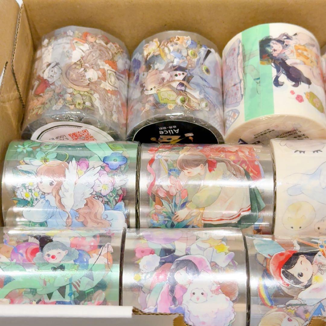 ユ*ナ様 【かわいい女の子セット】人物マステ 海外マステ 新品 13巻 まとめ売