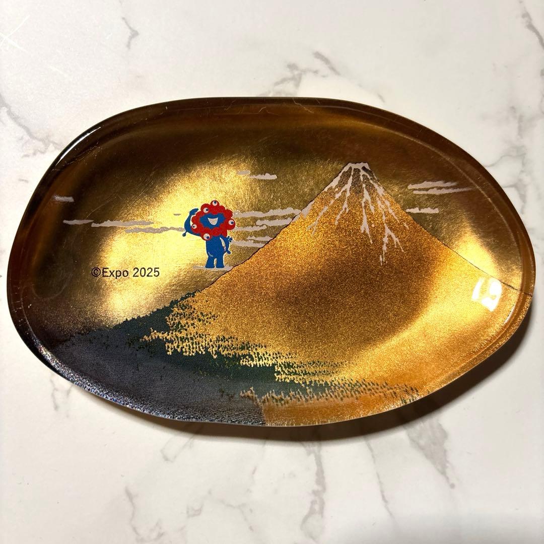 大阪関西万博 ミャクミャク ガラストレー 会場限定 葛飾北斎 箔一