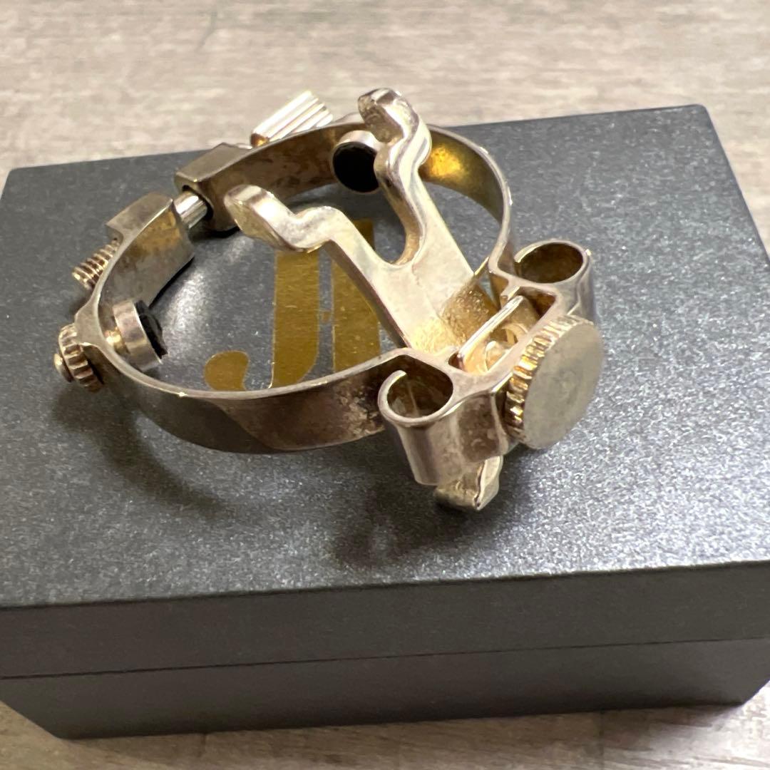 JLV テナーサックスリガチャー　銀メッキ【本日22:00までの出品とします】