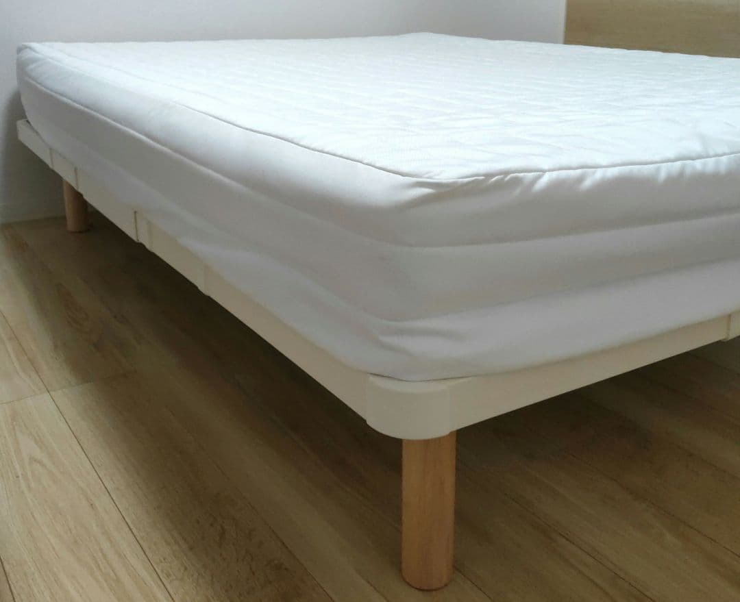 無印良品 脚付きマットレス 高密度ポケットコイル/ダブル