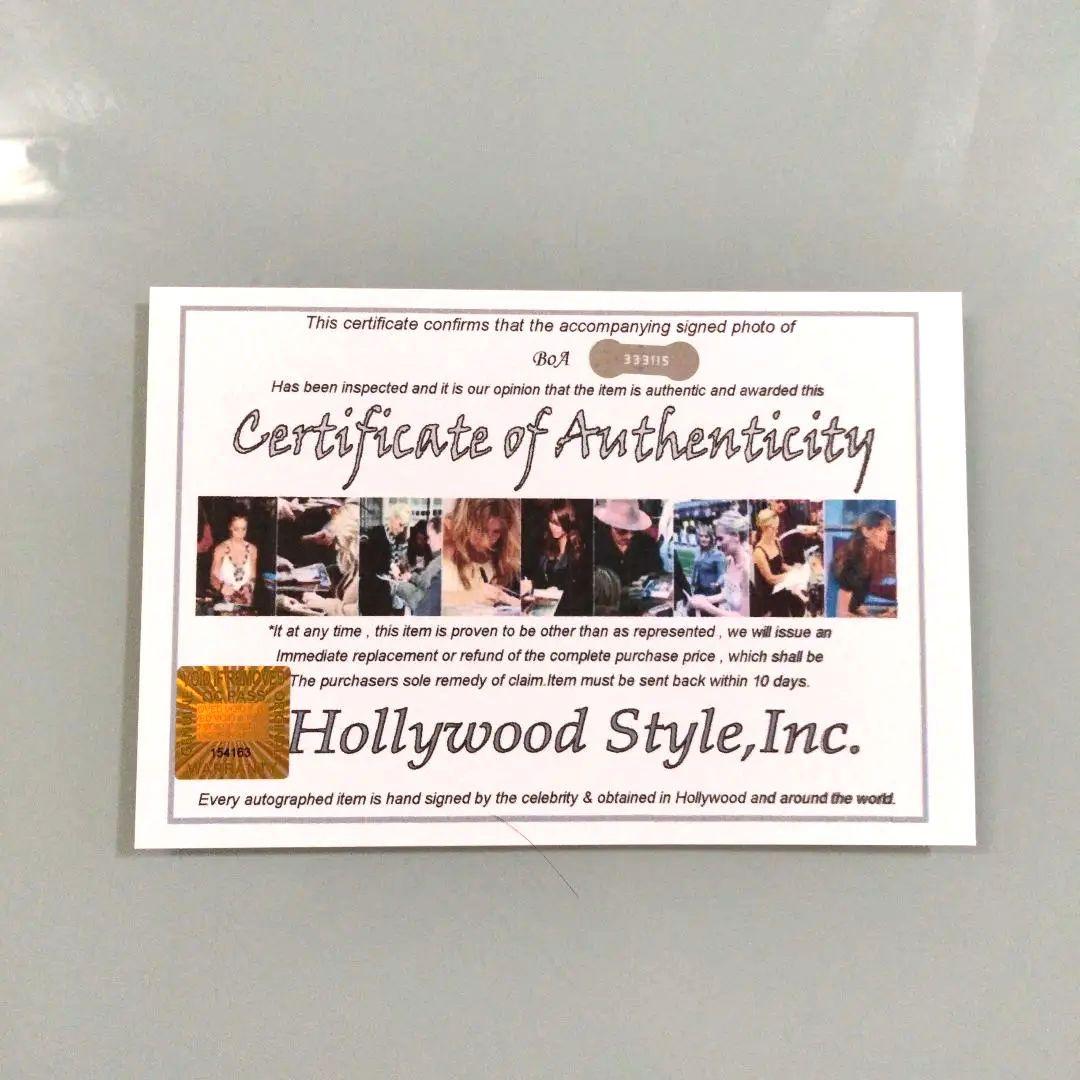 セール中…ボア直筆サイン入り2Lサイズ写真…BoA…
