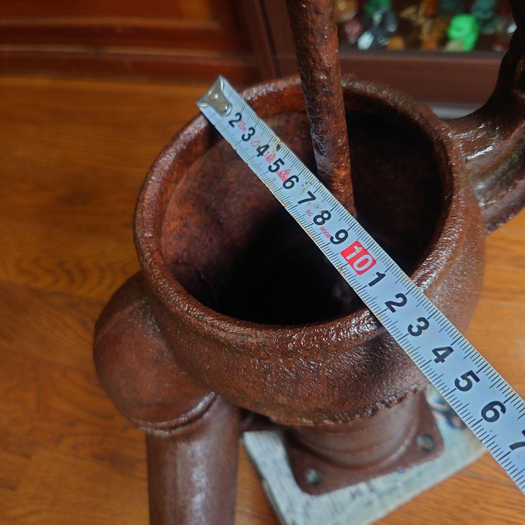 古道具 希少 サクラマーク川本式 手押しポンプ 昭和中期 ガーデニング