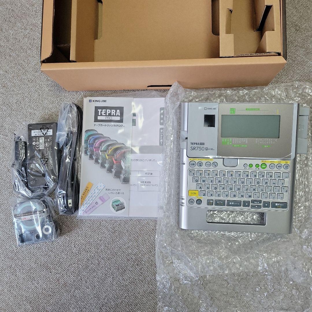 【 未使用 】 テプラ PRO SR750 キングジム ラベルライター 本体