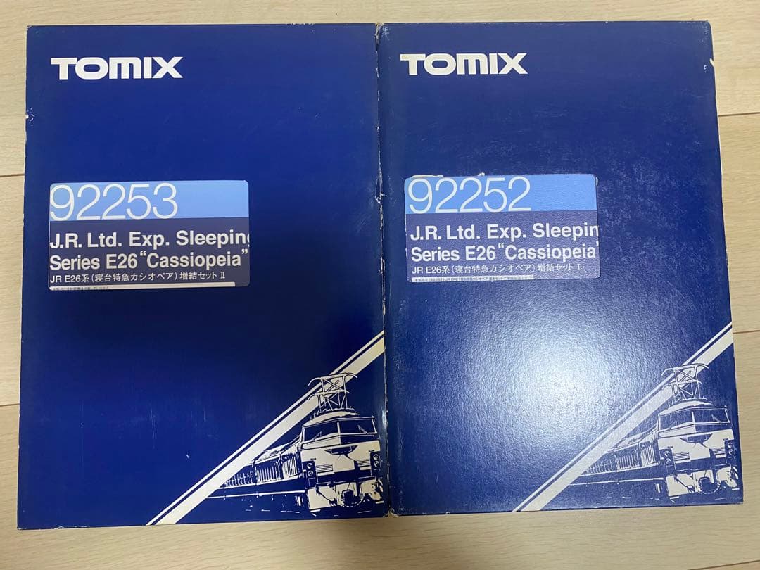 TOMIX 92252　92253 JR E26系　寝台特急　カシオペア