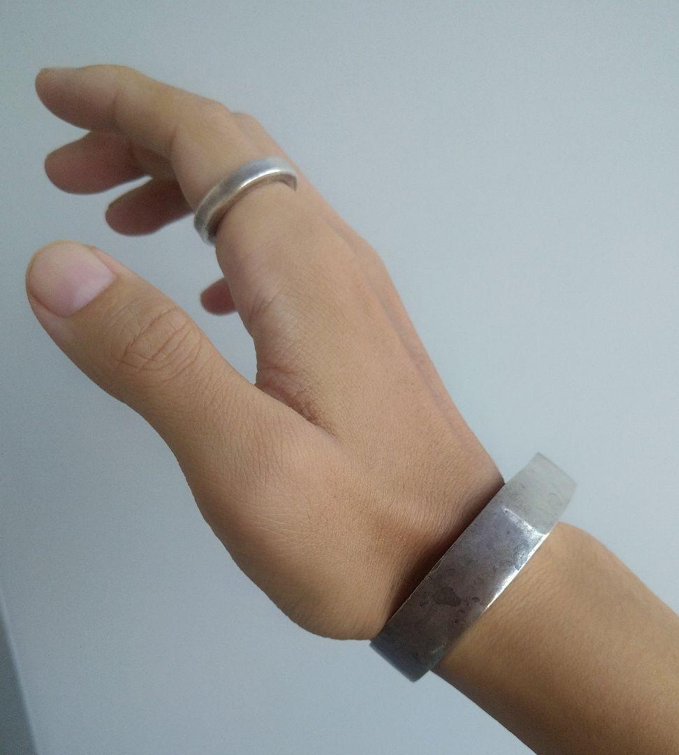 K メキシコ ビンテージ バングル シルバー925 メキシカンジュエリー