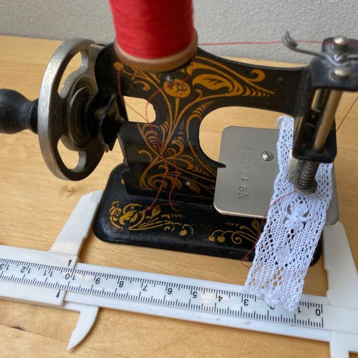 1900-20年 小さな 小さな アンティーク ミシン アールヌーボー ドイツ