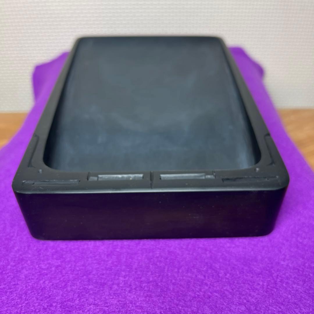 ⭕️雨畑硯芳龍閣硯舗風字様硯四六大石紋綺麗墨1サービススッキリ気品大