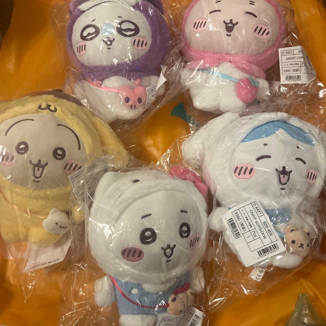 サンリオ ちいかわ マスコット5点コンプリートセット