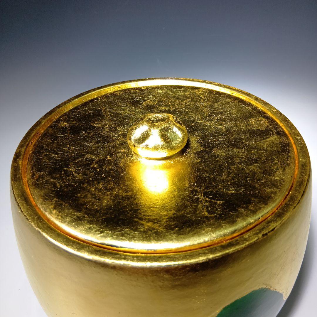 鎌倉彫 博古堂 大型 11寸 35.5㎝ 柿モチーフ 丸皿・丸盆 鎌倉彫 博古堂