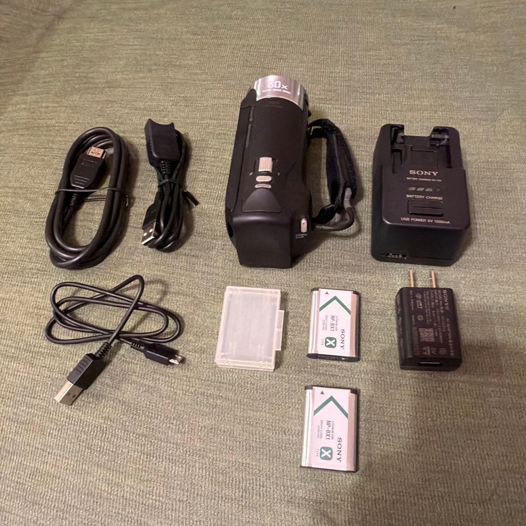 SONY ビデオカメラ　HDR-CX470 予備バッテリー付き