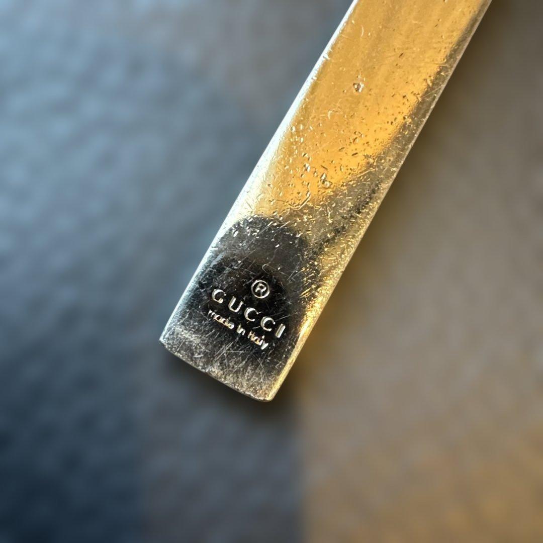 GUCCI グッチ シルバーストラップ - メルカリ