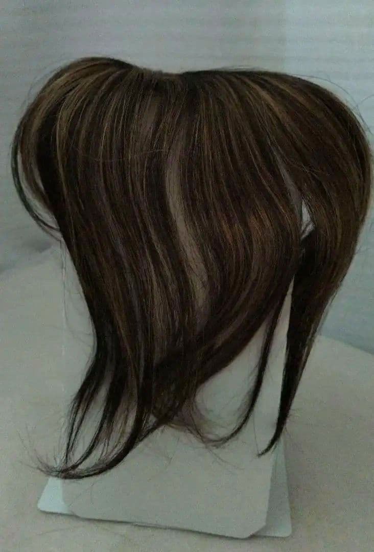 新品未使用 人毛 ブラウン系トップピース ギンカウィンカ ドレスドヘア