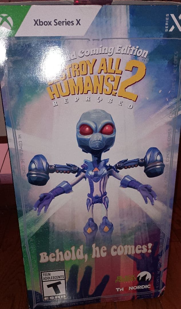 Destroy All Humans! 2 Crypto 特大フィギュア 箱付き