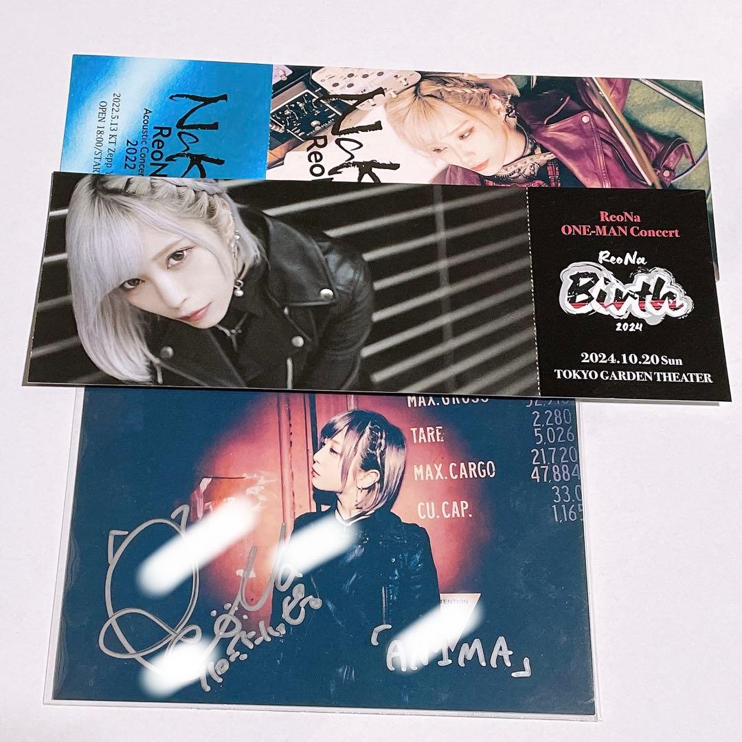 ReoNa HUMAN サイン入りポストカード セット ReoNa Blu-ray・CDサイン