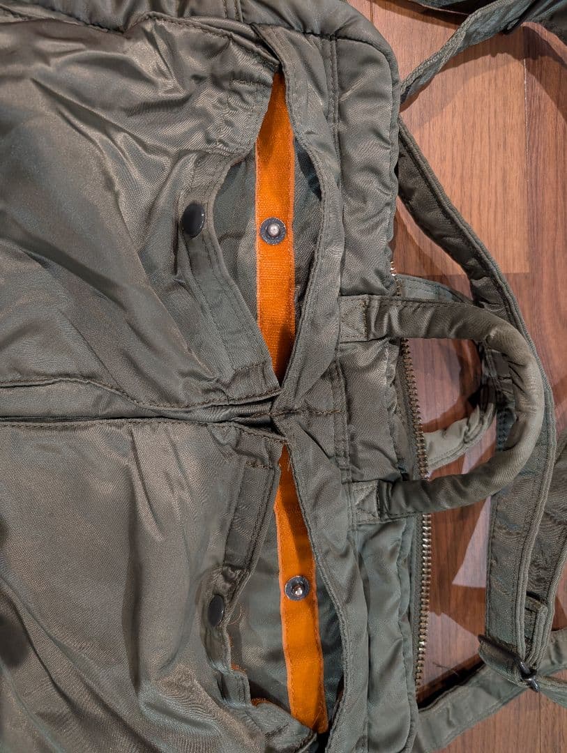 PORTER タンカー 2way ブリーフケース セージグリーン