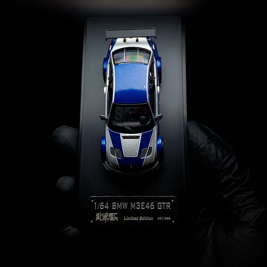 ミニカー 1/64 Ghost Player BMW M3 E46 GTR