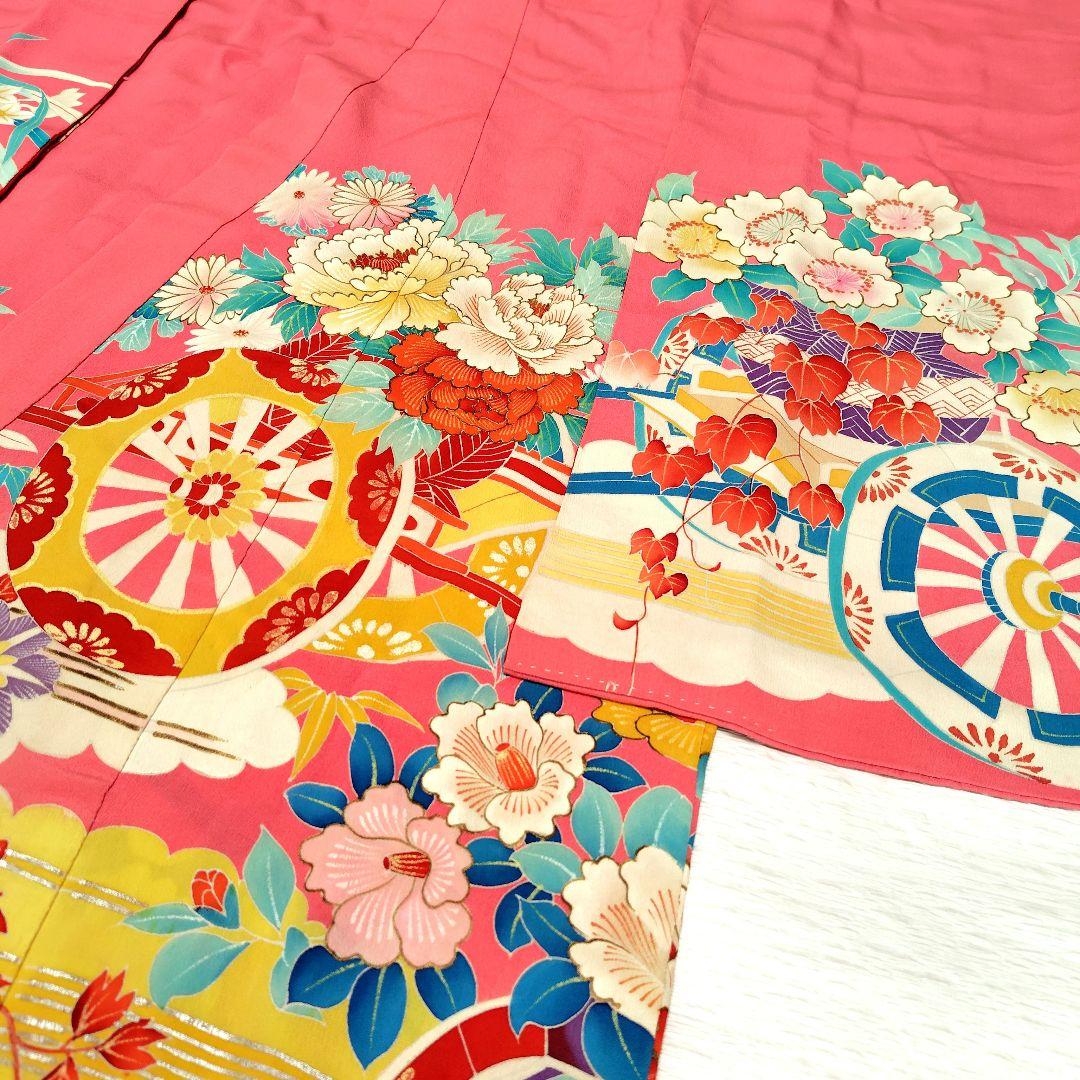 七五三　７歳　お祝い　アンティーク着物　大正ロマン