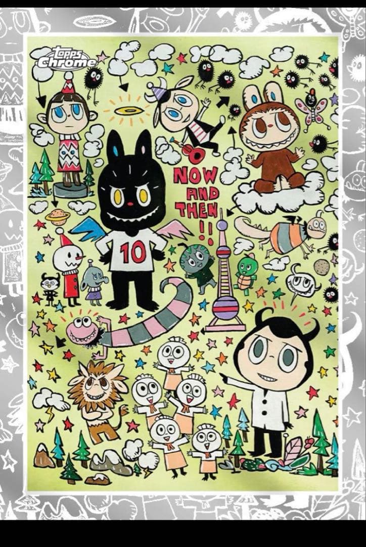Topps Chrome 10周年記念ボックス ラブブ カード