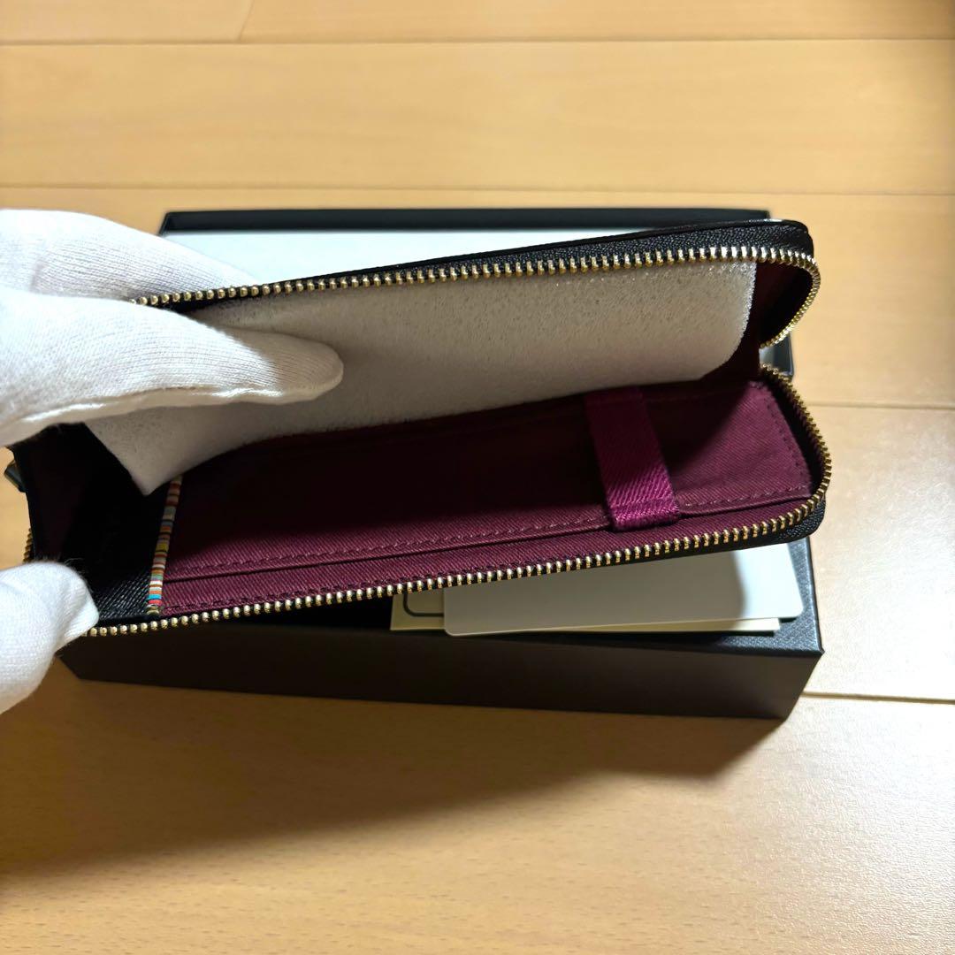 Paul Smith ジップストローグレイン　ペンケース　ほぼ未使用　黒　完売品