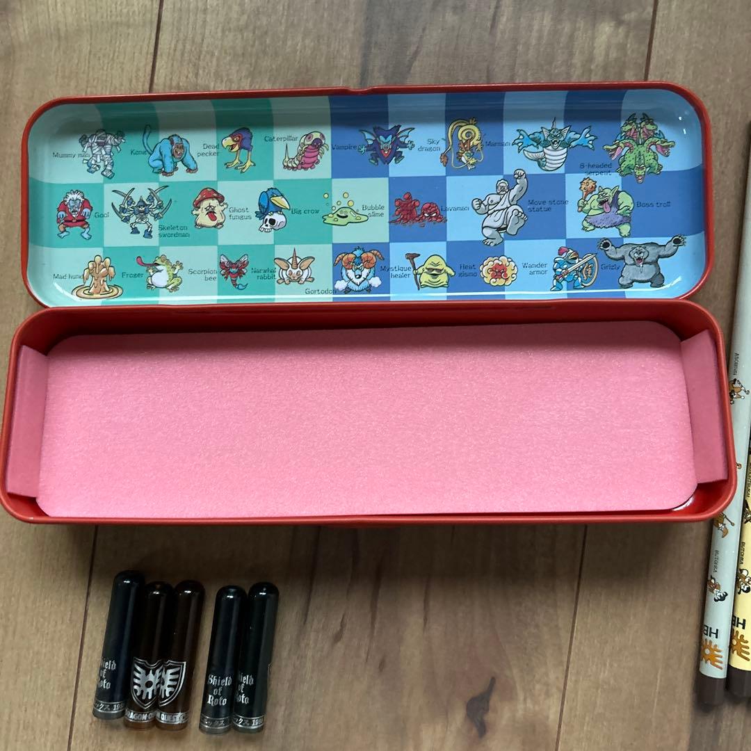 レア 未発売 エラー商品 ドラゴンクエスト カンペン 筆箱 ペン ケース
