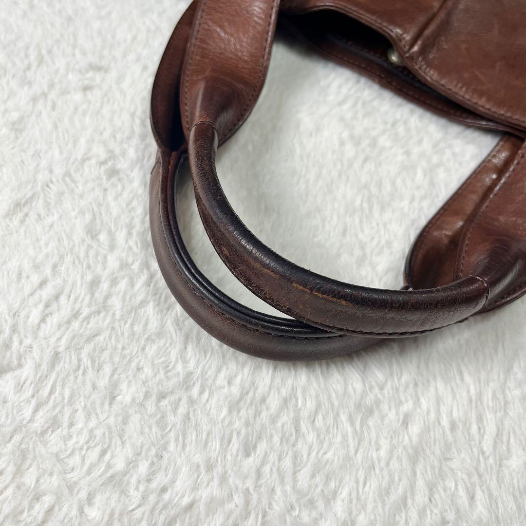 いじゅfico GANZO レザー 3wayブリーフケース　ブラウン