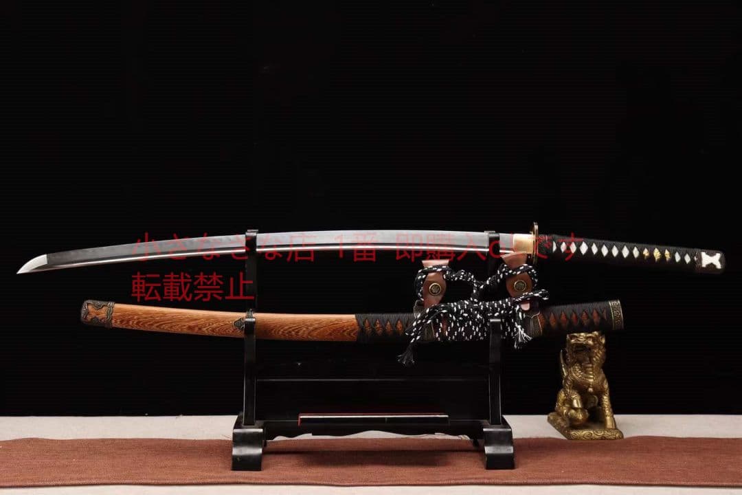 26寸T10焼刃シリーズ鋭利版花梨木一帰墟太刀 古兵器  日本刀 模造刀 居合刀