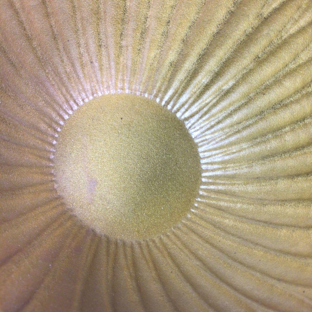 R671 建水 『中川浄益造』『而妙斎 書付』『菊彫モール建水』 共箱