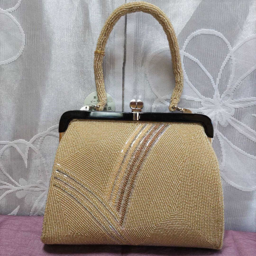 ✨大特価✨✜【絶品】高級品　ビーズバック　お値段半額以下　タグ付き