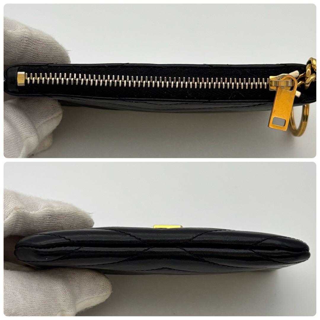 ✨美品✨サンローラン　ケース　キーリング　カサンドラ　キルティング