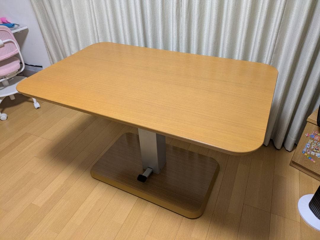 【直接お渡し価格/配送可】昇降式 リビング ダイニング テーブル ニトリ