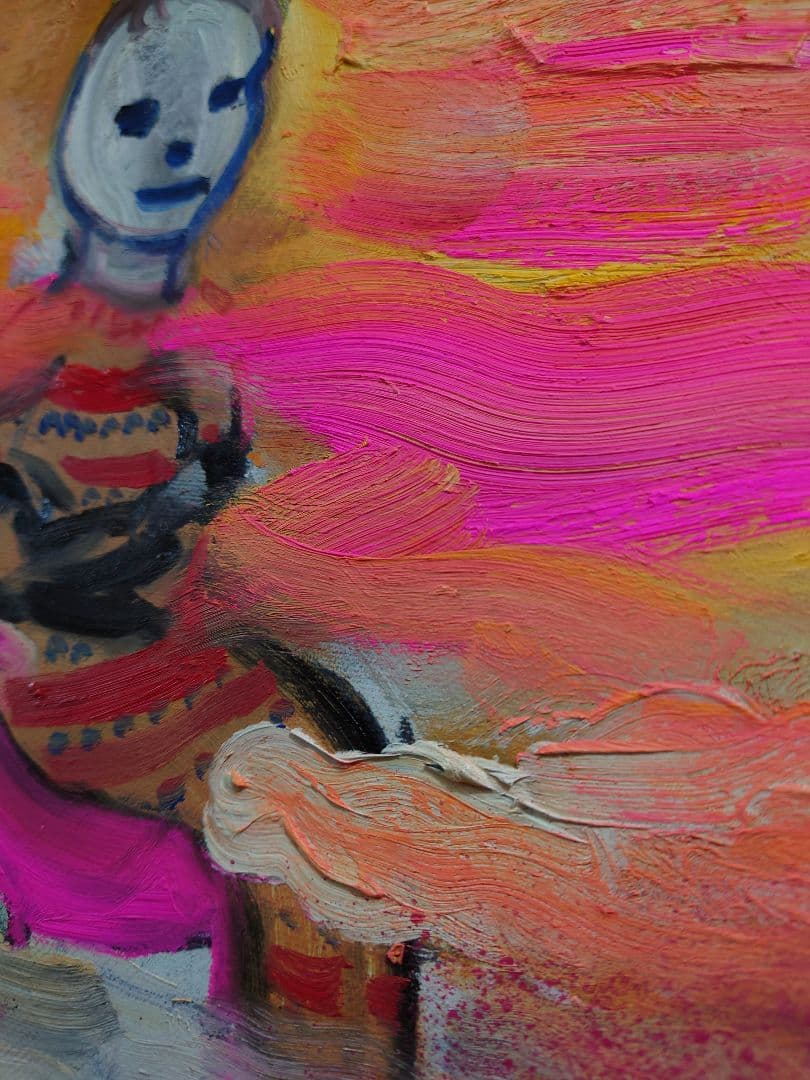 田中拓馬 「空中散歩」真筆 油絵 油彩 F3号 絵画絵画作品 | イギリス