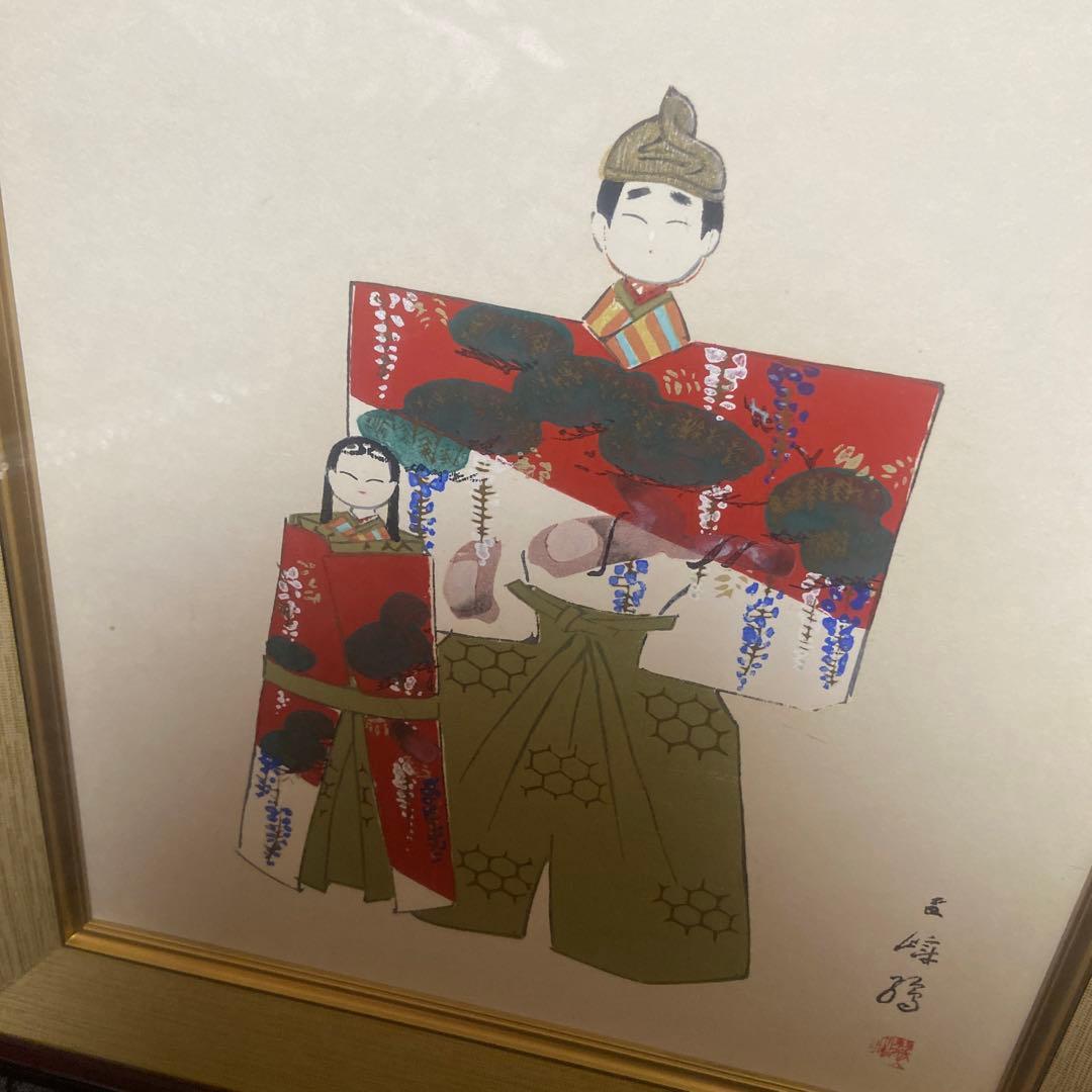 立ち雛　絵画