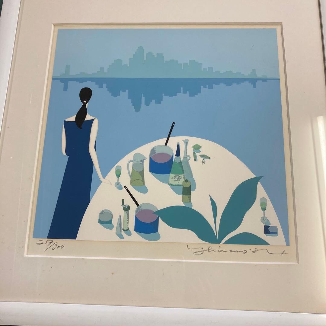 版画 シルクスクリーン 平野琳人作 45✖️45㎝ - メルカリ