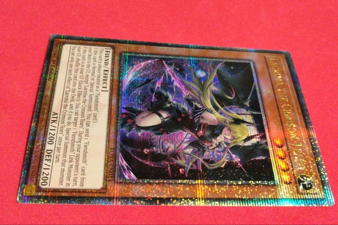 美品 紅涙の魔 ラクリモーサ 25th 英語 遊戯王