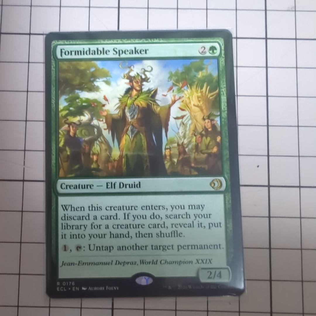 MTG 並外れた語り部/Formidable Speaker 英語版 - メルカリ
