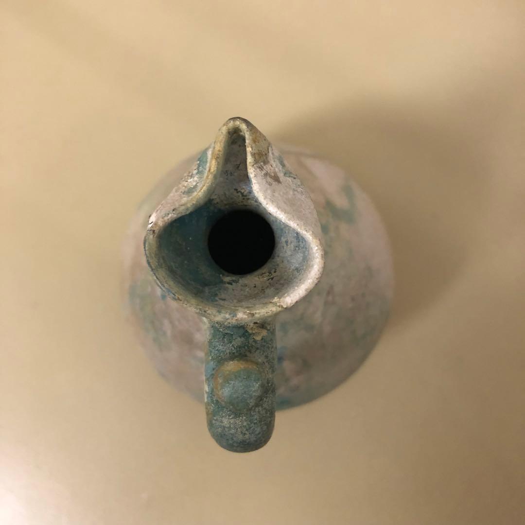 ペルシャ緑釉水注(みずさし) 5〜6世紀 ペルシャ緑釉水注(みずさし) 5