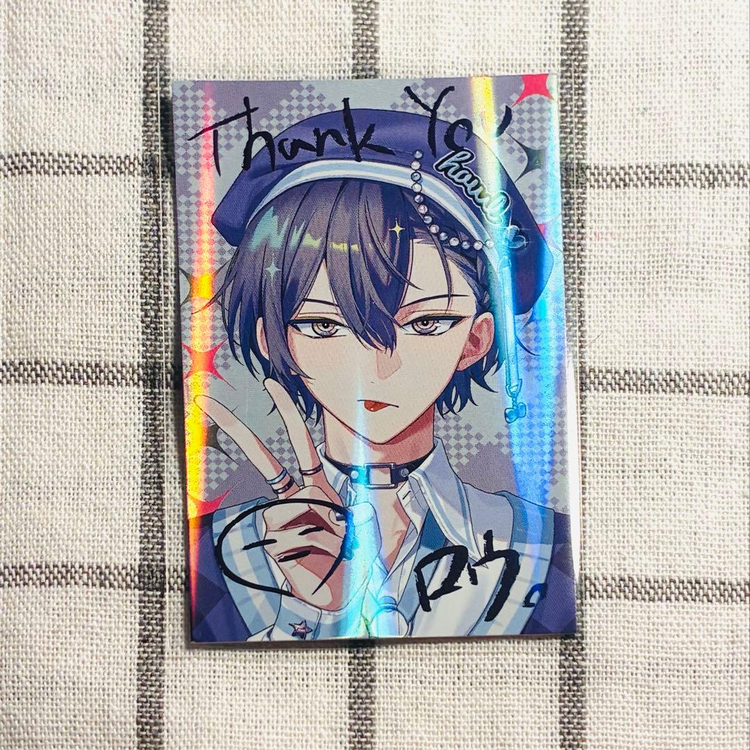 にじさんじ ぎゃうるふ ランダム チェキ風カード 小柳ロウ - メルカリ