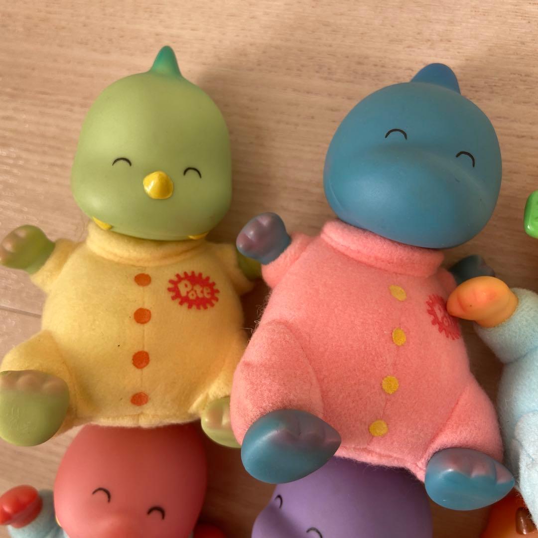 レトロ　恐竜の赤ちゃん　ソフビ　アンティーク　pote 玩具　人形　当時物レア