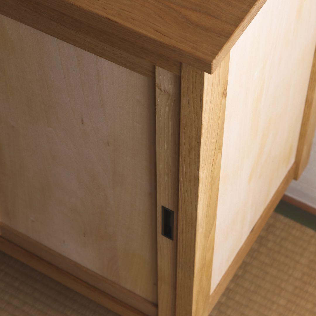 pey様専用 栗の引き戸キャビネット