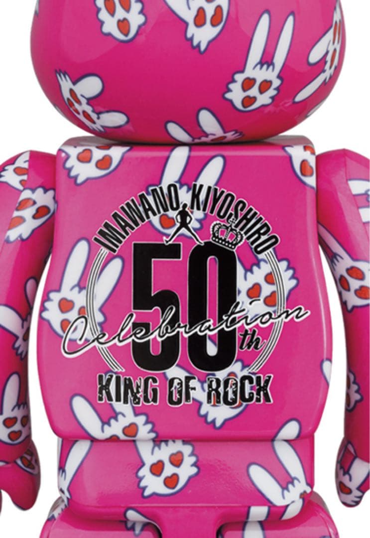 ベアブリック 1000%　ヒトハタウサギ 忌野清志郎 50th