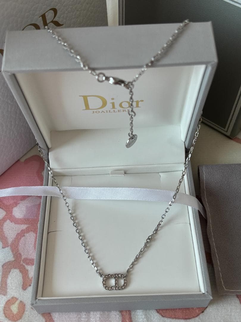 シルバー CLAIR D LUNE クリスタル ネックレス