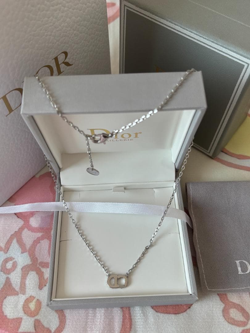 シルバー CLAIR D LUNE クリスタル ネックレス